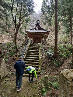 金原熊野神社参道